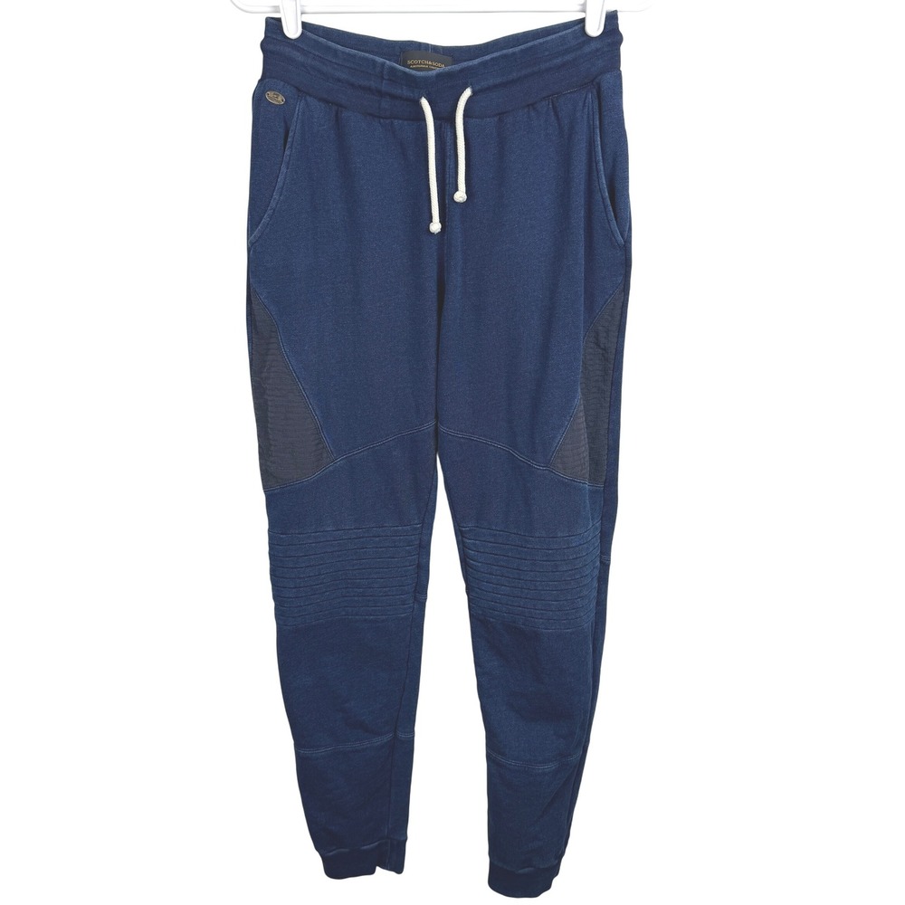 Scotch & Soda Amsterdam Couture Men's Moto Jogger S Denim Blue Moto Active Pant